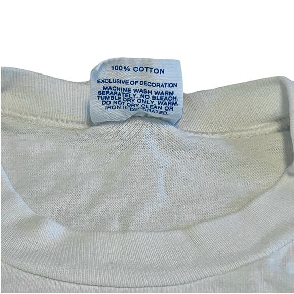 Vintage 80s Walt Disney World Epcot Center Kids Single Stitch T-Shirt - Picture 4 of 6